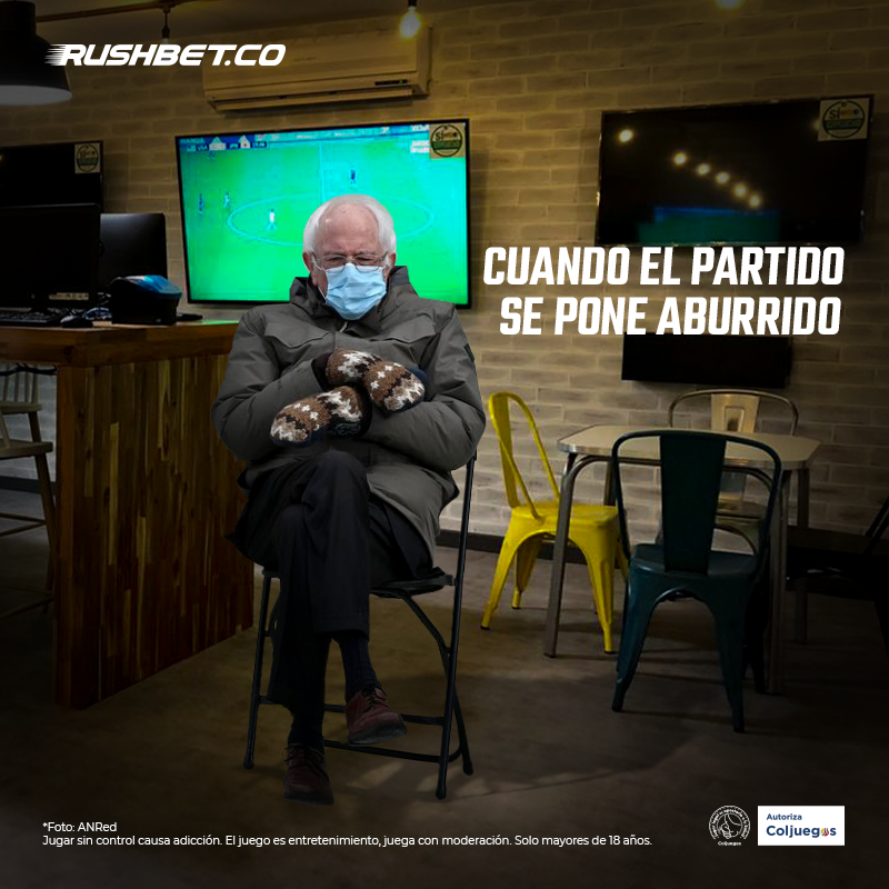 RushbetColombia's tweet photo. Para nadie es un secreto que hay juegos muy buenos y otros que dan sueño. Por eso, el verdadero juego supera al partido. 😉 https://t.co/MWtaSNjbil