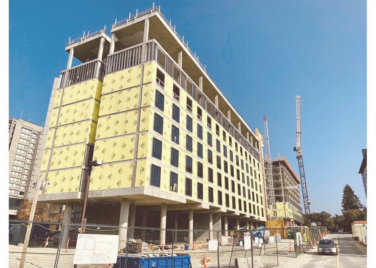 Ryder1953's tweet photo. Great to see progress on site at @UBC Pacific Residence as façade installation continues with Heatherbrae Builders. A collaboration between Ryder and @hotson_arch, the five building project will be home to over 900 students once complete.

#Everythingarchitecture https://t.co/P6kyQ3Pz7P