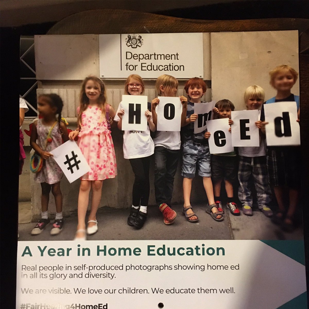 My calendar has arrived! Such beautiful pictures, showing the pure joy that is home-education. If we lose the fight to protect it, every family in the country will be worse off. Well done <a href="/FairHearing4HE/">FairHearing4HomeEd</a> #FairHearing4HomeEd