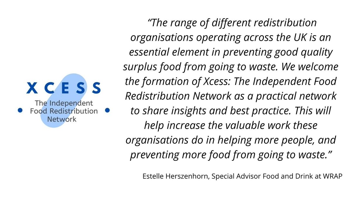 XcessNetwork's tweet image. We're delighted to have the support of the team @WRAP_UK in our work with the food industry in unlocking more edible surplus. Find out more: xcess.org.uk