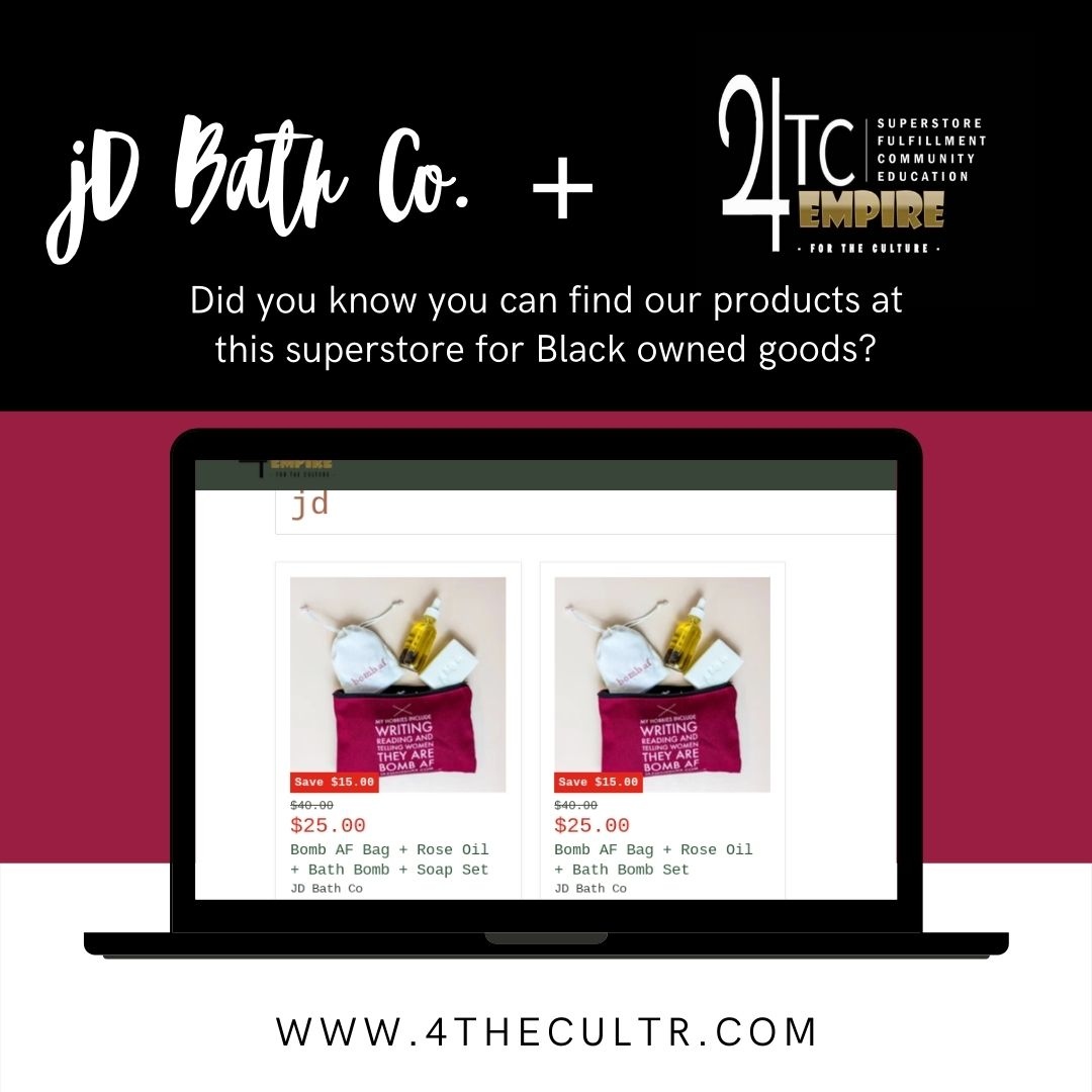 jdbathco's tweet image. our 2oz Organic Rose Oil, Organic Rose Mint Soap, and a #BombAF Bath Bomb, all in our cute #BombAF Pouch!🌹🧼

get the set at @4tcempire !