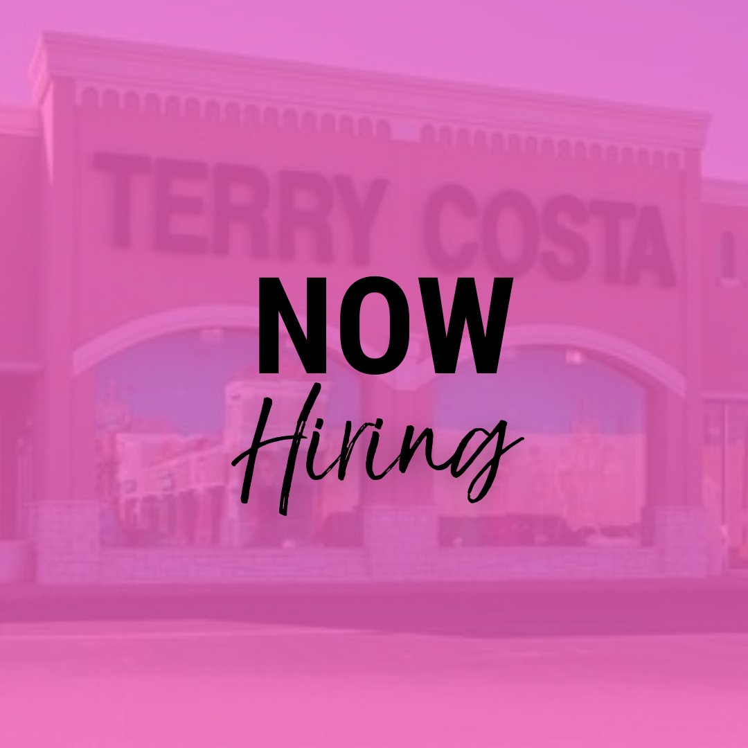 TerryCostaProm's tweet image. Now accepting applications for Bridal Consultants, Prom Consultants, Customer Service, and TC Transporters! Apply in-store or e-mail your resume to support@terrycosta.com 
*Must be able to work every weekend until May 3rd
Questions? E-mai us at support@terrycosta.com