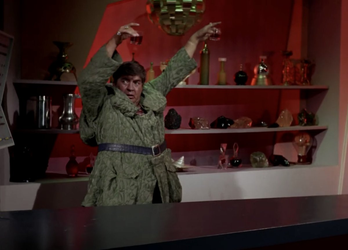 Then, as I'm watching the party scene in Tiffany's, he leaves with Hepburn at the end of the party because the cops are coming, and the party is complete pandemonium. (3/9)