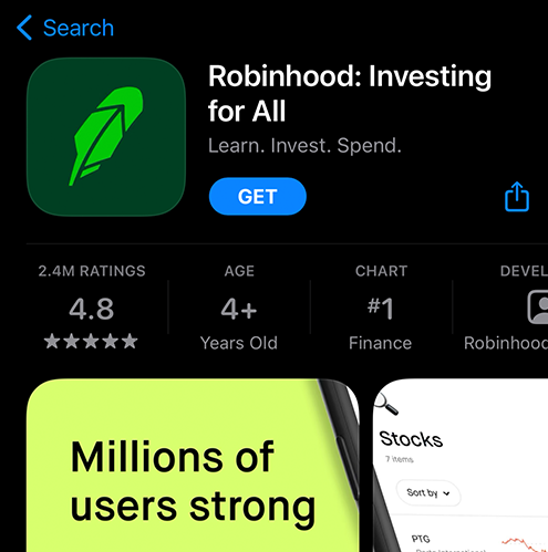 larrymatovina's tweet photo. Oh whoa @RobinhoodApp rebranded today and it all makes sense now. https://t.co/VA9Hq0lpHI