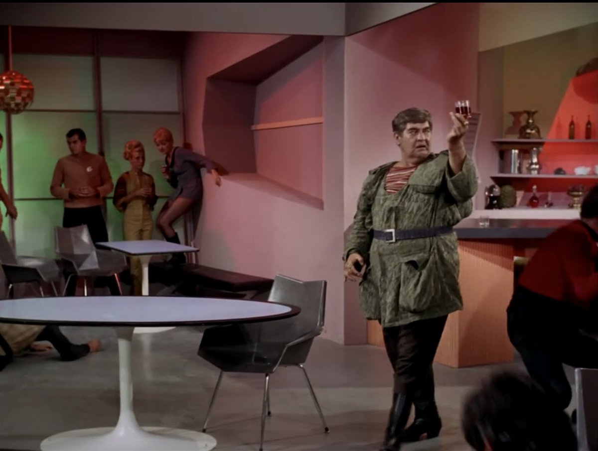 Until he gets to the exit right as the bartender returns with security to break up the fight and takes his long protected drink, he has the last laugh, though when he pulls another one out of one of his jacket pockets. (6/9)