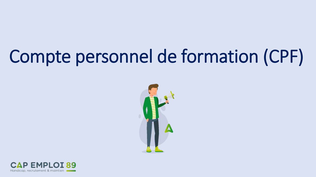 CAP EMPLOI 89 a organisé un atelier en visio avec 30 personnes 💪portant sur le Compte personnel de formation à destination de nos personnes accompagnées en recherche d’ #emploi 
 
Le #CPF, dispositif indispensable à connaître pour un projet de #formation ! 😀