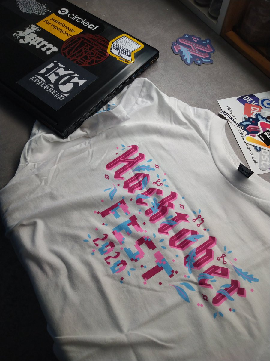 AryaFart's tweet photo. Thanks for the goodies <3 #Hacktoberfest @digitalocean https://t.co/hL4Rl2dYad