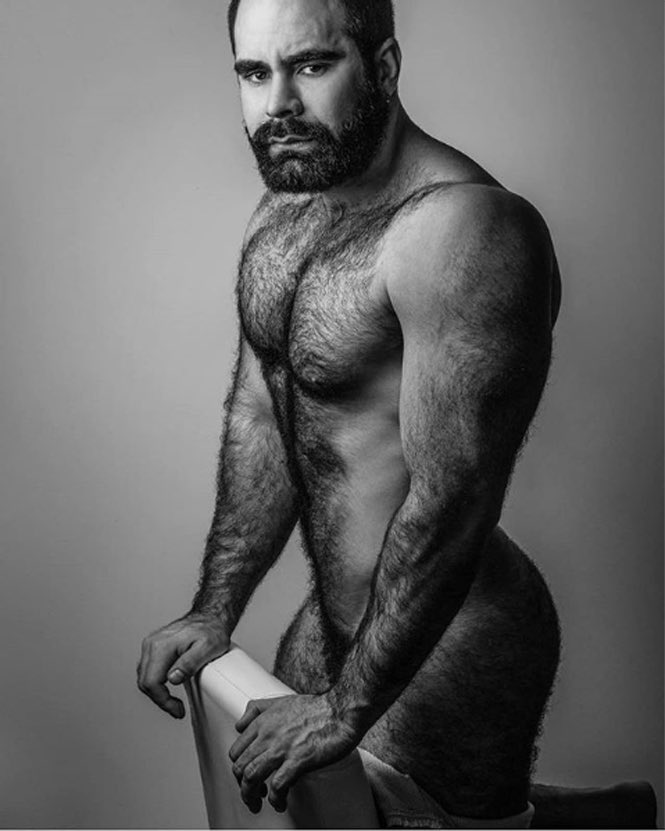 Hairy solo lingerie handsome