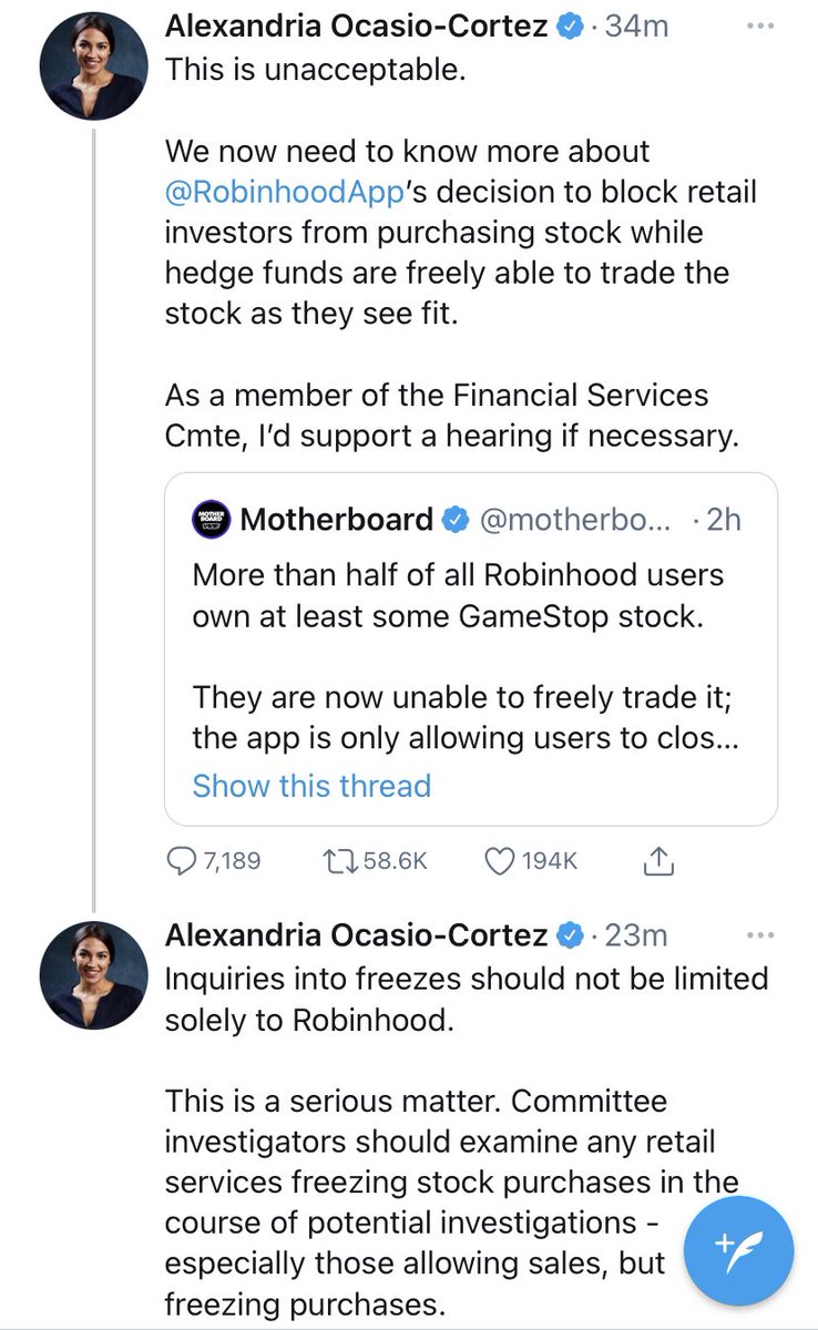 litcapital's tweet photo. You know you done goofed when you’ve got @DonaldJTrumpJr and @AOC / @RashidaTlaib on the same side https://t.co/NDZLms37BK