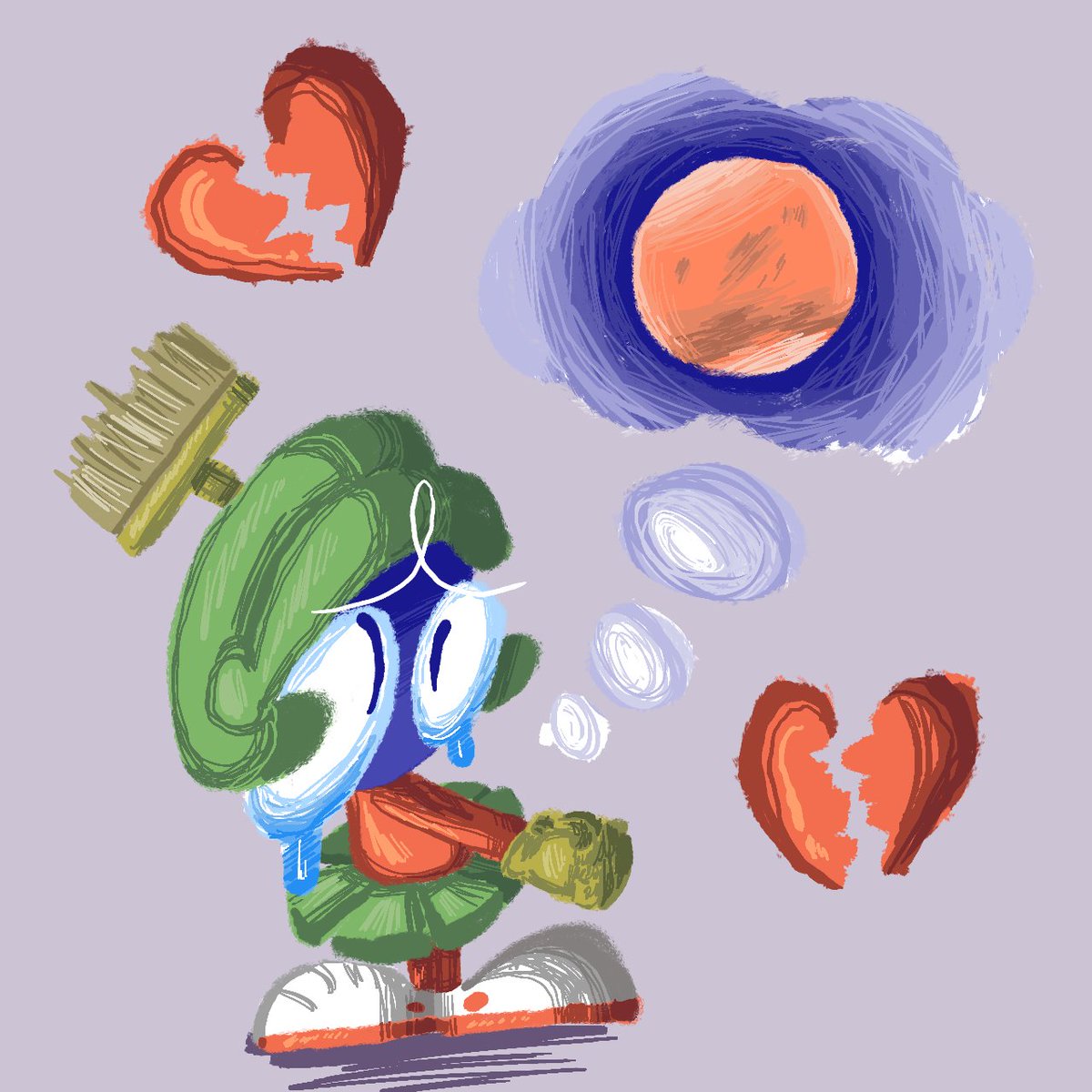 Feeling Homesick :( 

#marvinthemartian #looneytunes