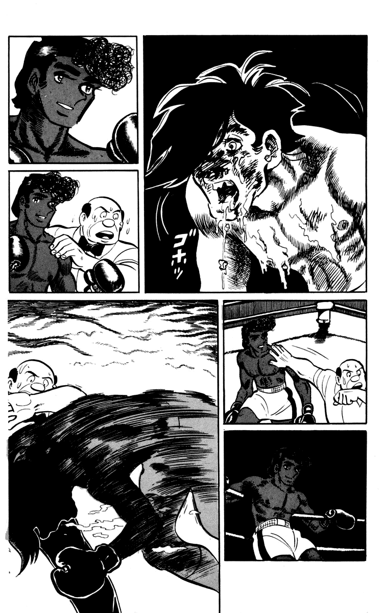 de telle sorte que certains combats sont limite choquants quand on voit à quel point les corps des boxeurs sont blessés et usés à l’issue de chaque match. Les combats majeurs de l’œuvre sont juste exceptionnels et je peux vous assurer une chose : ils ont marqué l’histoire.