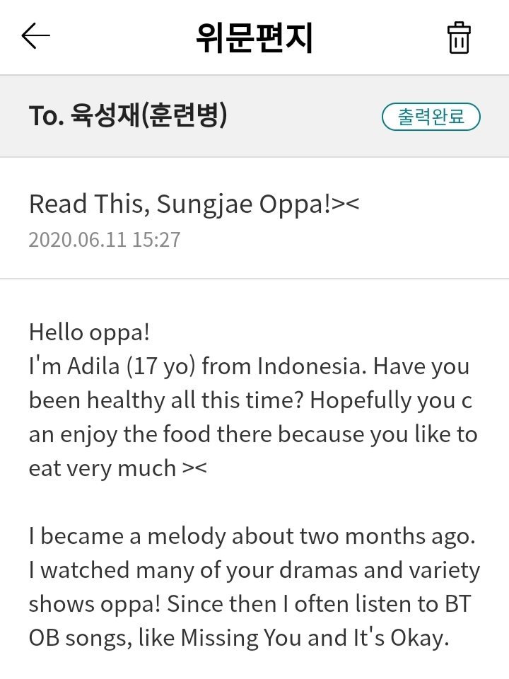 hii sungjaeya!! do u remember me? i'm the one who sent this letter to u last june. omg time flies so fast isn't it?or.. u didn't even read mine bcs you got a huge amount of letters?