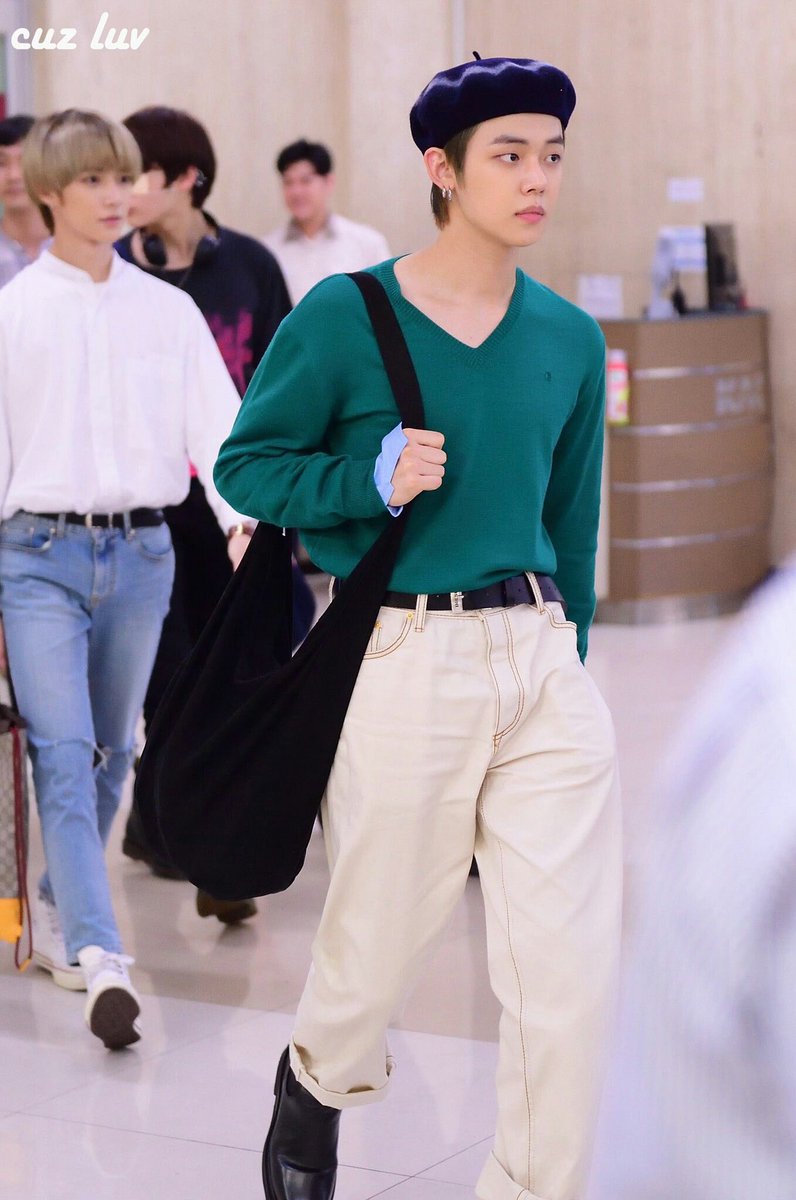 Now airport Yeonjun ʕ⁎̯͡⁎ʔ༄