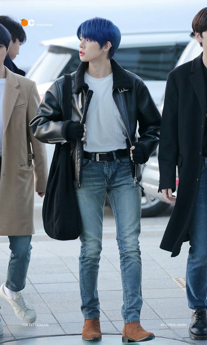 Now airport Yeonjun ʕ⁎̯͡⁎ʔ༄