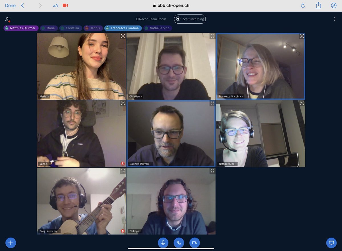 🛰🚁 Heute: virtuelles Ideen #Brainstorming zum Format der #DINAcon2021 Konferenz 🛸🚀

Any Feedback is welcome!

#OpenSource
#OpenData
#Conference
#TeamWorkMakesTheDreamWork
