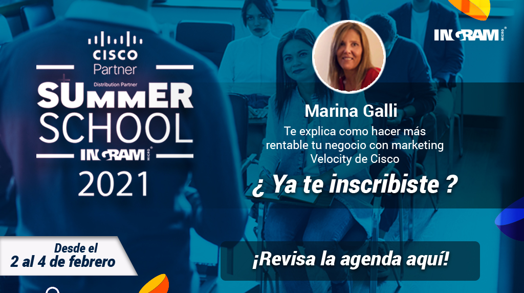 IngramMicroCL's tweet photo. ¡Te esperamos en Cisco Summer School 2021, de @IngramMicroCL ! Vive la mejor experiencia para hacer crecer tu negocio con @Cisco .

Inscríbete aquí https://t.co/BCHb6FUoUJ

#Pymes #Cisco #IngramMicro #Ciscodesigned
#IngramSummerSchool https://t.co/8l7fwNgVCY