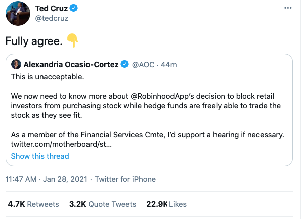 Hell hath frozen over