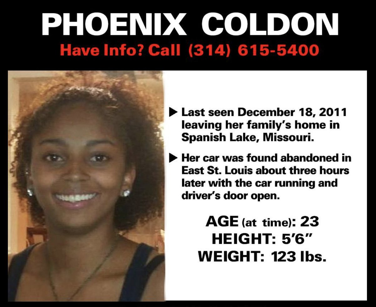 MissingCSM's tweet photo. In today's new ep we speak w/ Phoenix Coldon's mom Goldia about her daughter's #disappearance. Listen now on @Spotify! https://t.co/tDlWg7ojxF, https://t.co/C67knLo7Yg, https://t.co/8R89dVf4IB, https://t.co/DcI49DvbRW #missing #missingperson #phoenixcoldon #crime #truecrime https://t.co/TemrnHXaG9