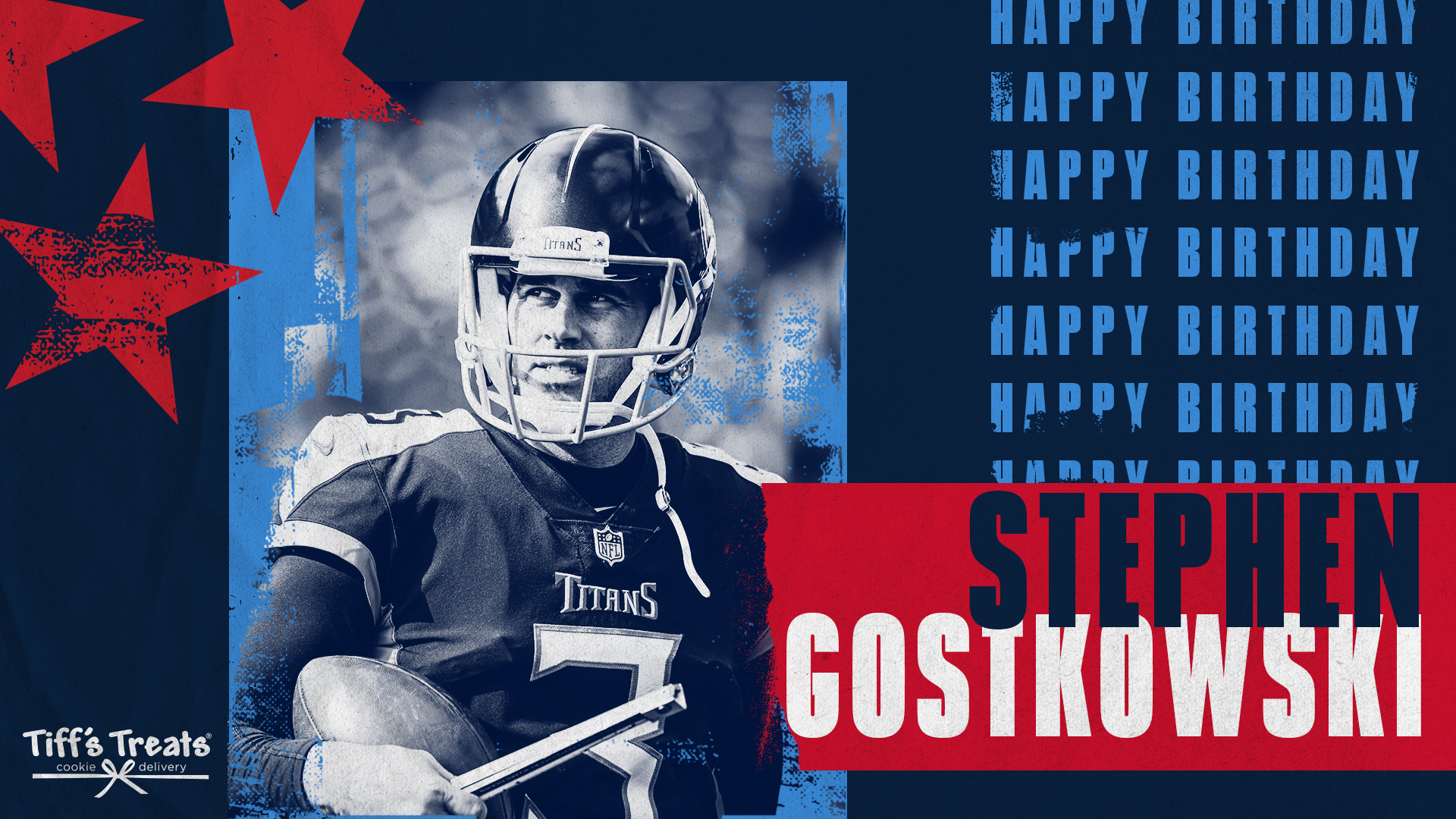 Happy birthday Stephen Gostkowski!   