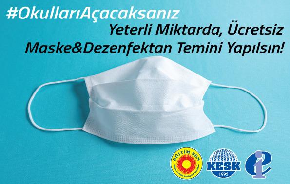 derviserdem1's tweet photo. Yeterli Miktarda, Ücretsiz Maske ve Dezenfektan Temini Yapılsın!
#OkullarıAçacaksanız https://t.co/ganyrSzmrS