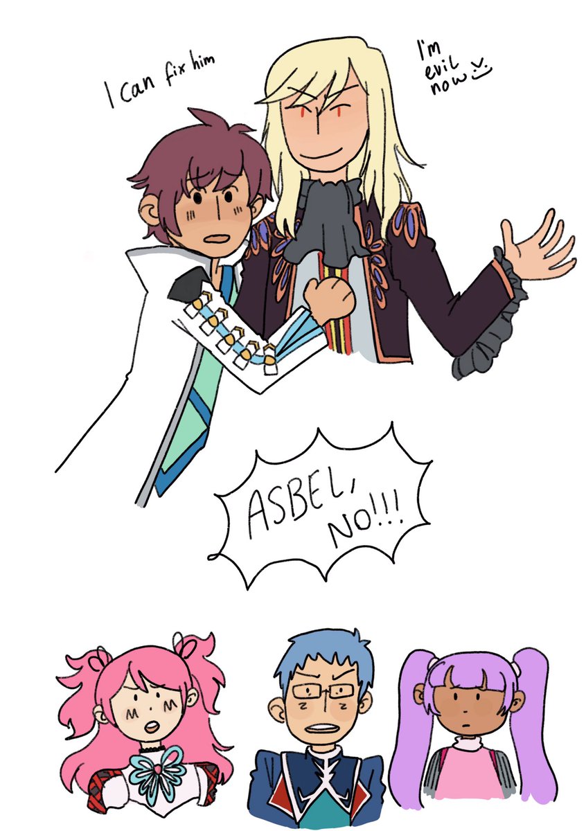 mermaiidhugs's tweet photo. My favourite pastime is making fun of Asbel 
#richass https://t.co/bnOeo7CXU9