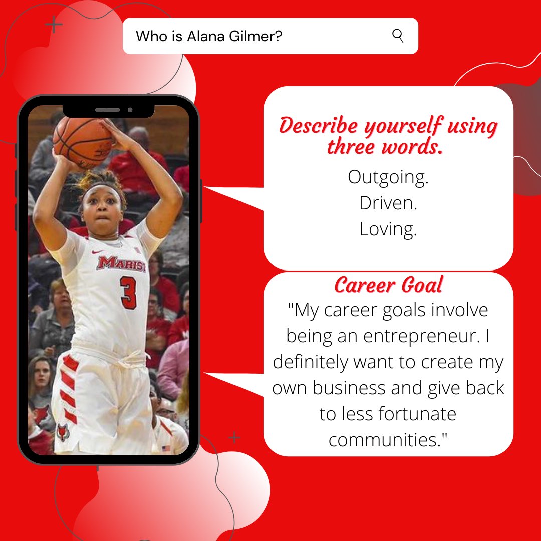 MaristBSAA's tweet photo. Who is Alana Gilmer? Swipe through to find out! 🦊🔥 https://t.co/TrQhBVwVS3