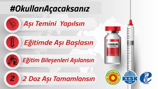 egitimsen's tweet photo. #OkullarıAçacaksanız 
Eğitim bileşenleri için tüm tedbirleri alın https://t.co/mJ9rFIkG1v