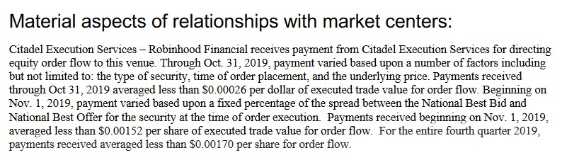 Robinhood's financial arrangement with Citadel. 2/9 https://twitter.com/zerohedge/status/1271889673330311168?s=20