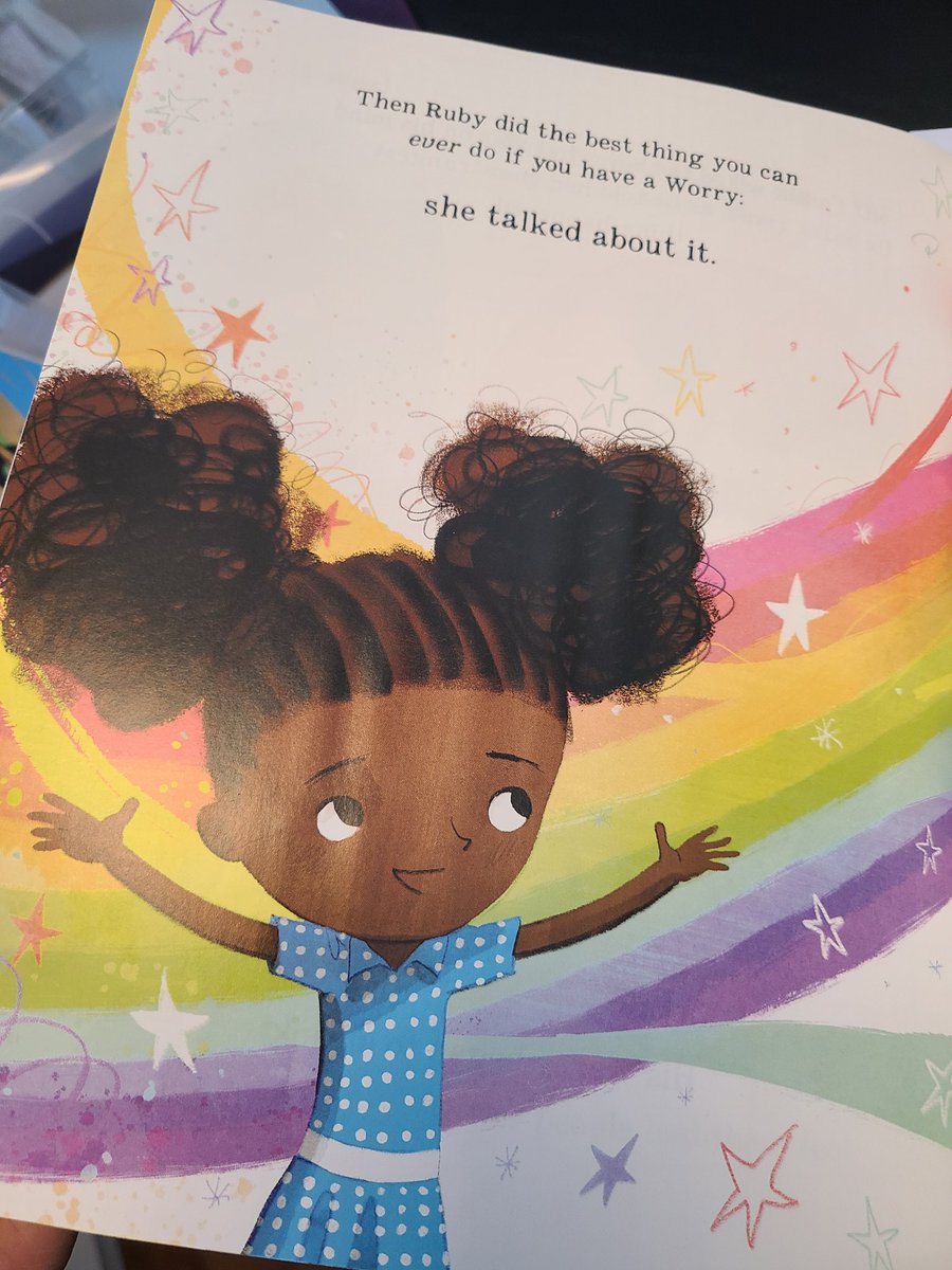 DobbinMrs's tweet photo. Today in Kindergarten we read Ruby Finds a Worry. What a perfect book for #BellLetsTalk. @TomPercivalsays @DDSBEarlyYears @DDSBHealthyMind https://t.co/vPWa0a6Xck