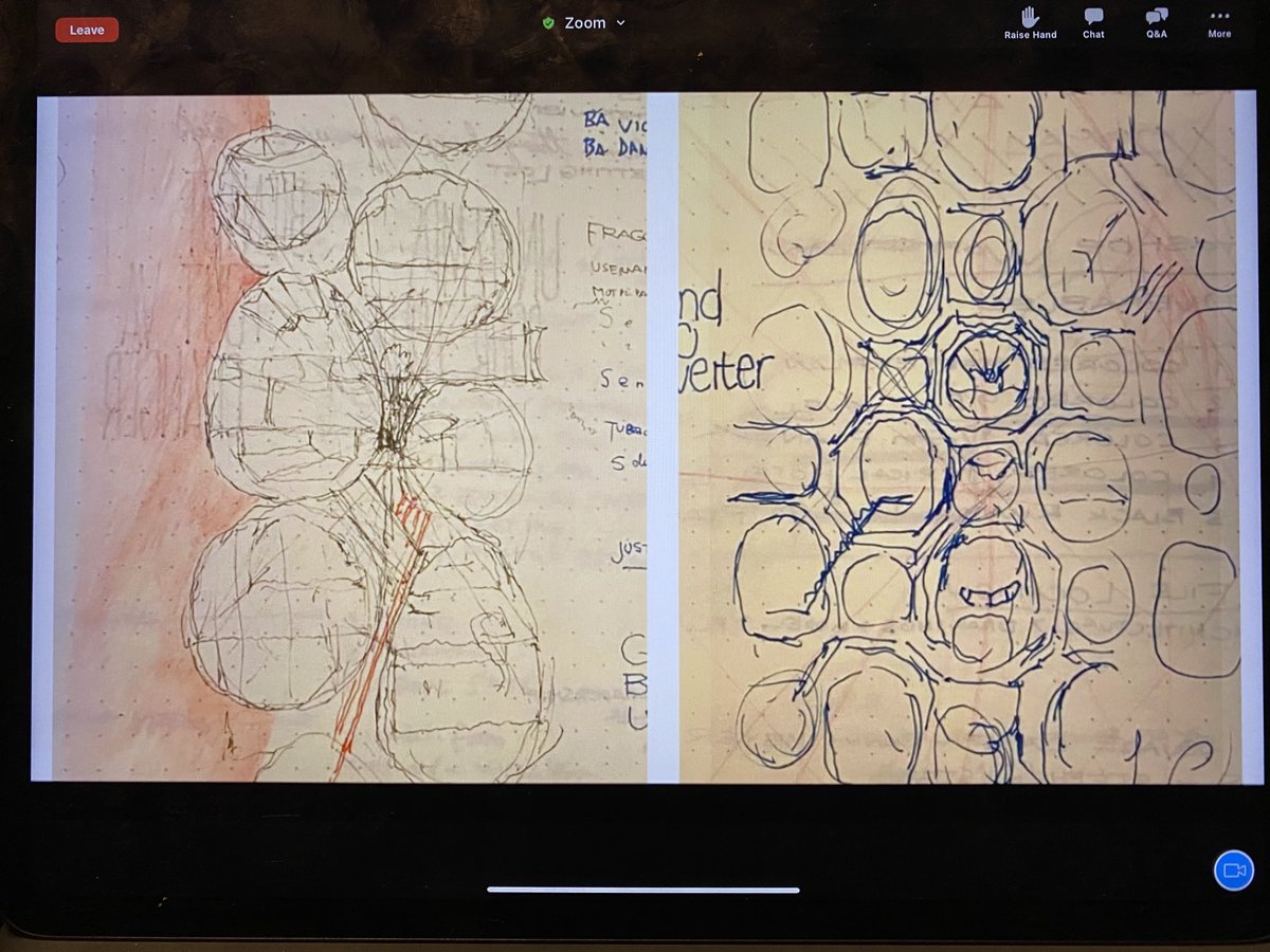 BiennaleBooks's tweet photo. Beautiful sketches for the drawing that just won the “Lockdown Prize”for The Architecture Drawing Prize curated by ⁦@MakeArchitects⁩ ⁦@SoaneMuseum⁩ ⁦@worldarchfest⁩  Congratulations to Victor Hugo Azevedo &amp; Cheryl Lu! 👏 https://t.co/vWEijHFsVv