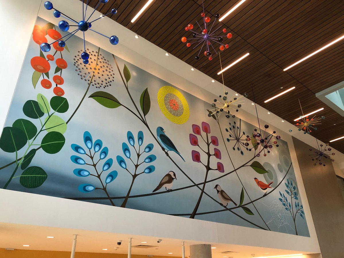 CAMHnews's tweet photo. Art &amp; physical spaces can promote recovery. That’s why our two new hospital buildings contain creative works from people with lived experience. 

Learn more about CAMH’s Therapeutic Art project: 
https://t.co/KMSOaAGgfk
#BellLetsTalk #MentalHealthIsHealth https://t.co/uVie1WRARb