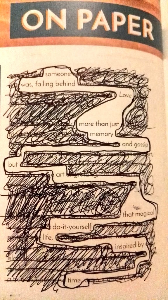 ON PAPER  someone was, falling behind *Love*  more than just memory and gossip but art  that magical do-it-yourself life, inspired by time