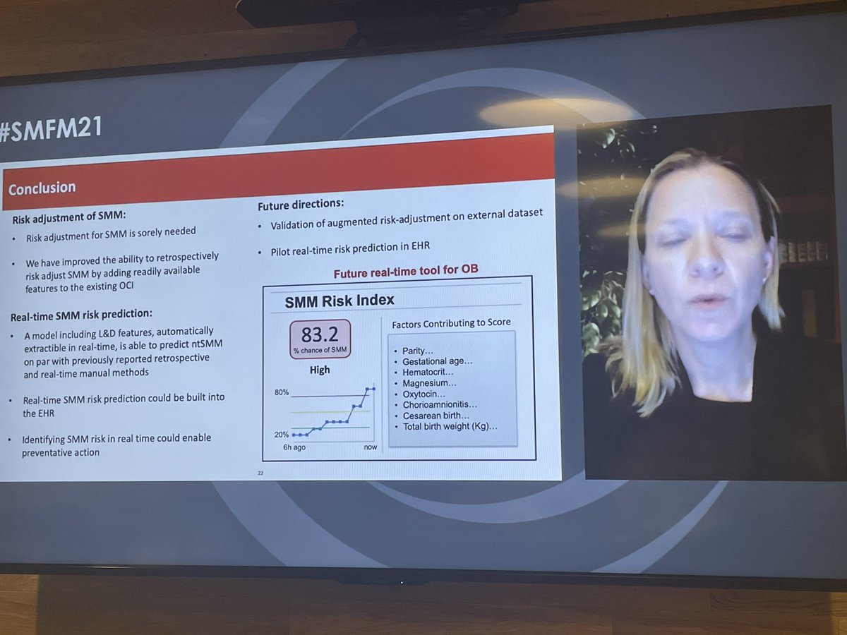 Rebecca Hamm MD, MSCE (@rebeccahammmd) on Twitter photo The original #obcomorbidityindex works to predict #maternalmorbidity. Now let’s see what happens when it’s #implemented! (Ongoing awesome work by our <a href="/PennMedicine/">Penn Medicine</a> #fellow <a href="/AKernGoldberger/">Adina Kern-Goldberger, MD MPH MSCE</a>!) #smfm21 <a href="/LisaObdoc/">Lisa D. Levine, MD, MSCE</a> <a href="/SindhuS01/">DrSindhuSrinivas</a> The original #obcomorbidityindex works to predict #maternalmorbidity. Now let’s see what happens when it’s #implemented! (Ongoing awesome work by our <a href="/PennMedicine/">Penn Medicine</a> #fellow <a href="/AKernGoldberger/">Adina Kern-Goldberger, MD MPH MSCE</a>!) #smfm21 <a href="/LisaObdoc/">Lisa D. Levine, MD, MSCE</a> <a href="/SindhuS01/">DrSindhuSrinivas</a>