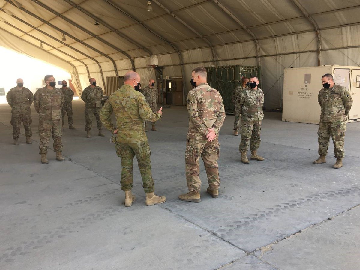 Honoured to visit our @nationalguardMS @1stTSC 1108th Theatre Aviation Sustainment Maintenance Group (TASMG) enabling @USArmy aviation logistics, maintenance & readiness in the @CENTCOM area of responsibility @usarmycentral #Unified4Readiness #WhoWeARCENT #TrainedAndReady