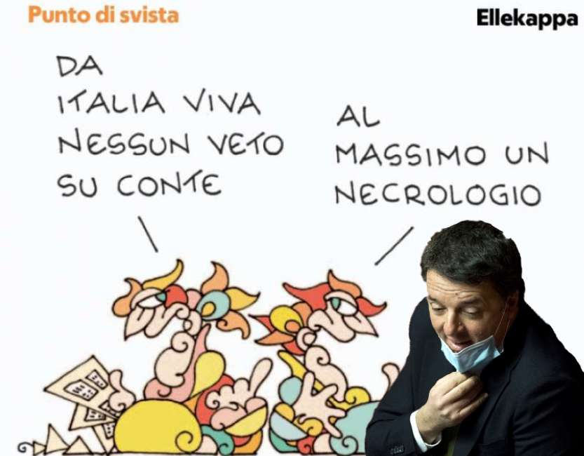 _DAGOSPIA_'s tweet photo. CONSULTAZIONI, QUINDI COSA HA DETTO RENZI, ESCLUDENDO LE FRECCIATINE? RIMANDA LA PALLA A CONTE E... https://t.co/GKADpo9vUL https://t.co/OhmKXHMVBp