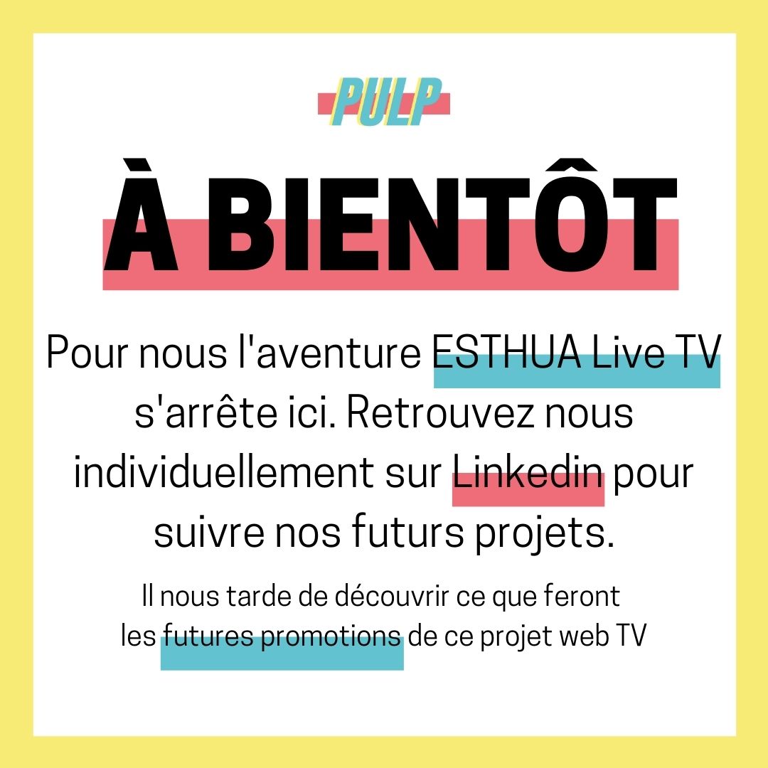 À bientôt 🧳
Angelina DELAGNES, Justine KOMÉ, Mathilde NOTRY &amp; Anaïs TADDEÏ