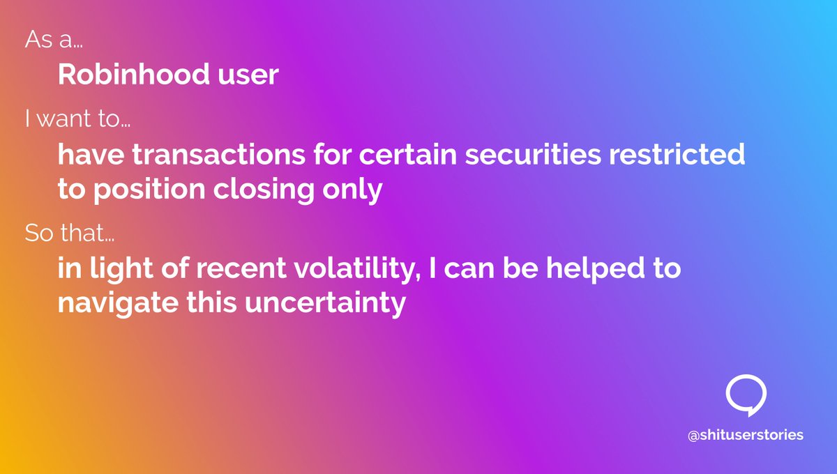 Shit User Story tweet media