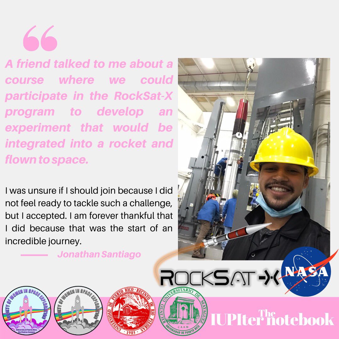 SWISEuprrp's tweet photo. The IUPIter notebook❤️
Our first post of the semester: meet Jonathan Santiago!🚀✨
#TheIUPIternotebook #UPRRP #UPR https://t.co/U6vR7UETCq