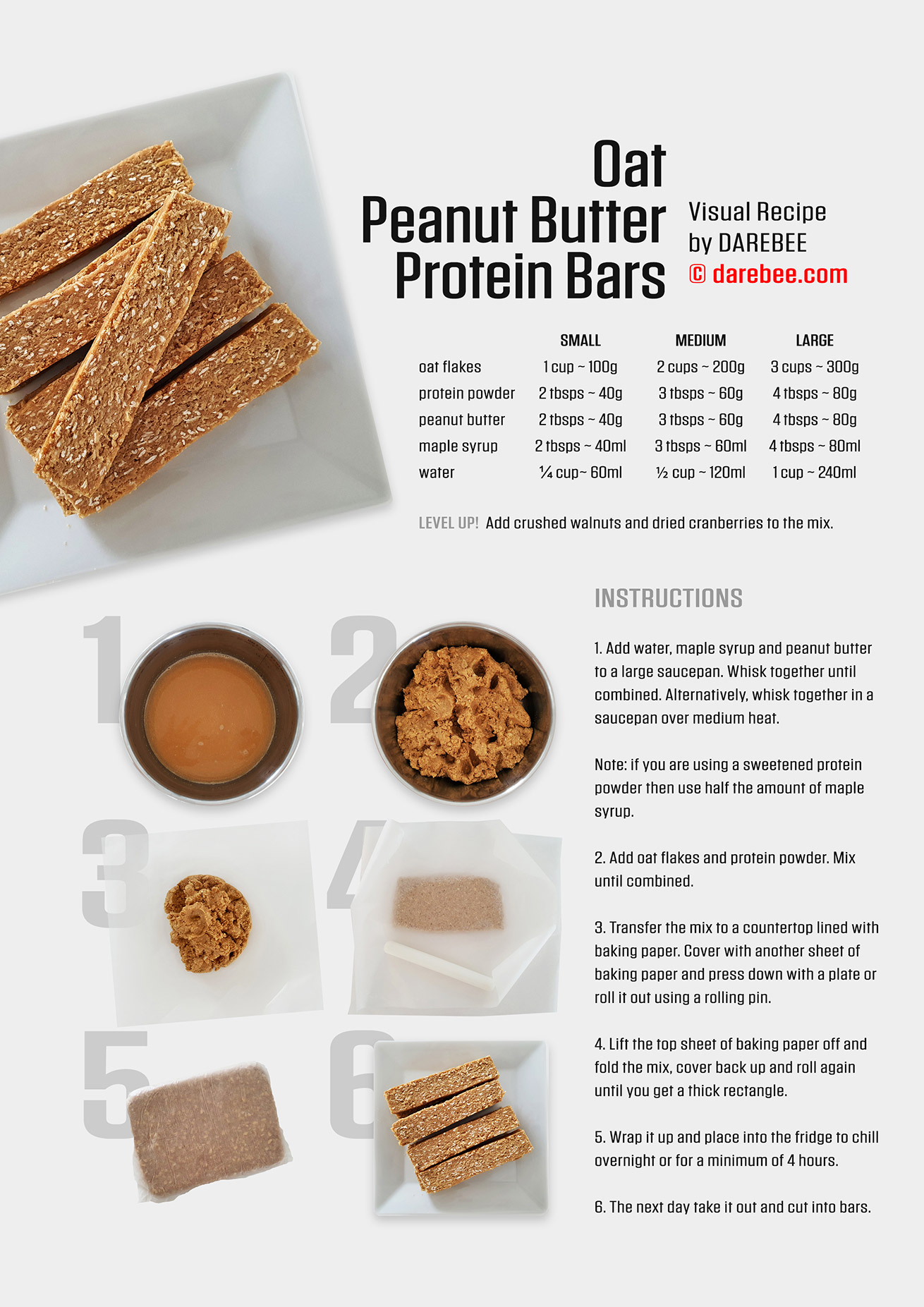 DAREBEE on Twitter "New Recipe Alert Oat Peanut Butter Protein Bars