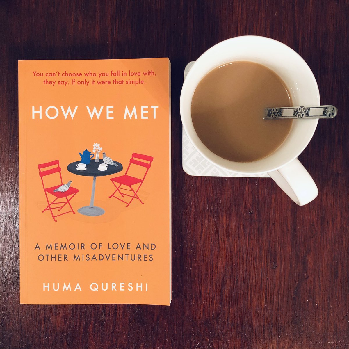 Just about to start my next book #HowWeMet which sounds amazing. Also happy publication day to @huma_qureshi_uk 

So go and grab yourself a copy because this is one book not to be missed!