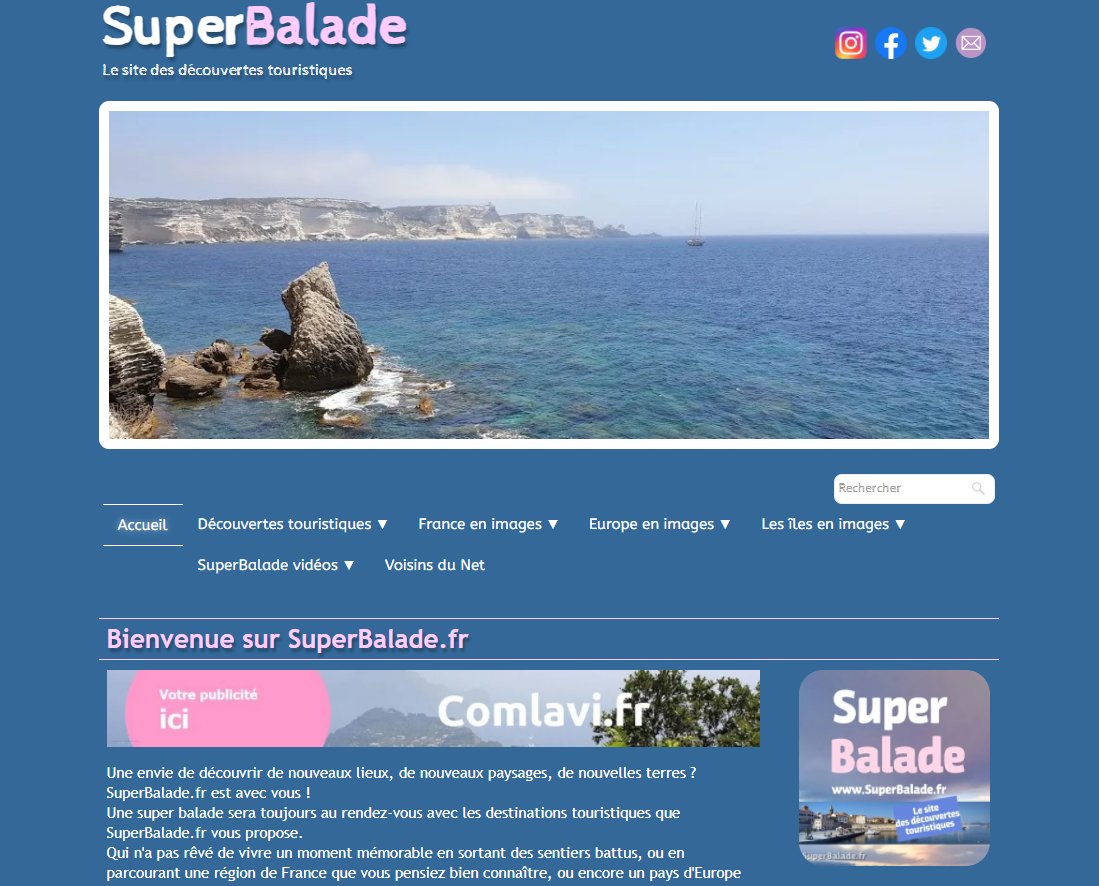 SuperBalade's tweet photo. Surprise de ce début d'année 2021 !! 
SuperBalade met de nouveaux habits !!
Toujours plus simple, plus clair et intuitif, votre site https://t.co/1cEBkJes4b vous invite plus que jamais à toutes les découvertes !
Qu'en pensez-vous ?
A très vite ! https://t.co/eUtB1eTM0X