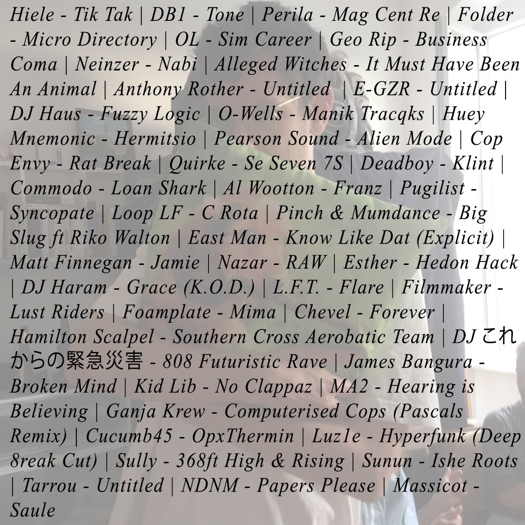 thisistarrou's tweet image. My set for @RinseFrance is up on Soundcloud: m.soundcloud.com/rinse_france/t…