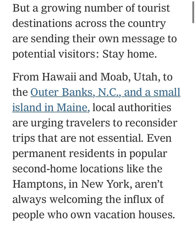 Also, Hawaii’s governor and people of the islands pleaded with people NOT to travel to Hawaii.