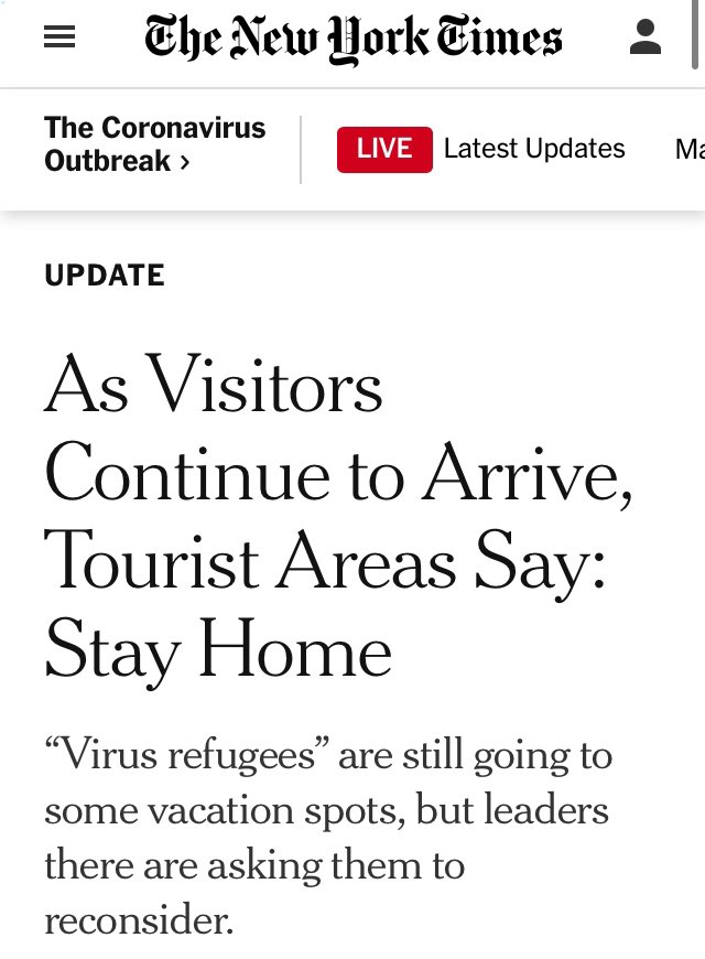 Also, Hawaii’s governor and people of the islands pleaded with people NOT to travel to Hawaii.