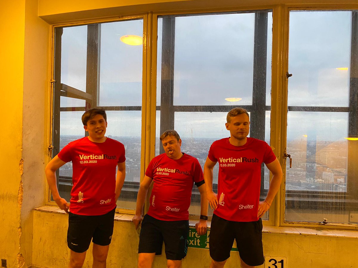 antony_calvert's tweet photo. Next year, Chas and Asa (and @NasimiShabnam if you are keen) I'm winning #VerticalRush. Fat boy no more 😂 @Crumps_C @MallonAsa https://t.co/oTNLwqXDif