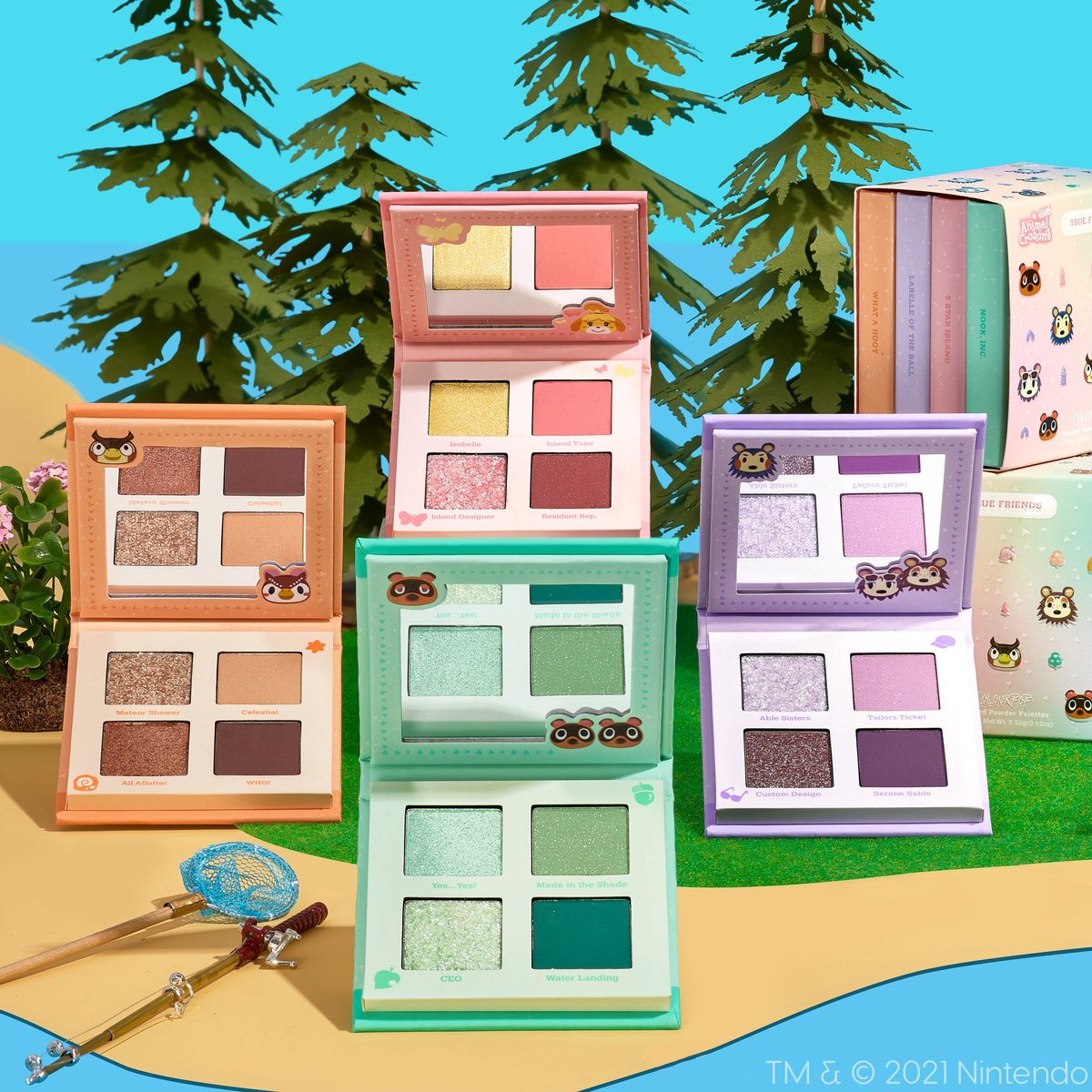 ColourPopCo's tweet photo. Good morning 🏝️

Our Animal Crossing: New Horizons Collection is now available! 

🏝️ : https://t.co/s9FR3MUHjL

#ColourPopxAnimalCrossing https://t.co/Vc8ktPrDHS
