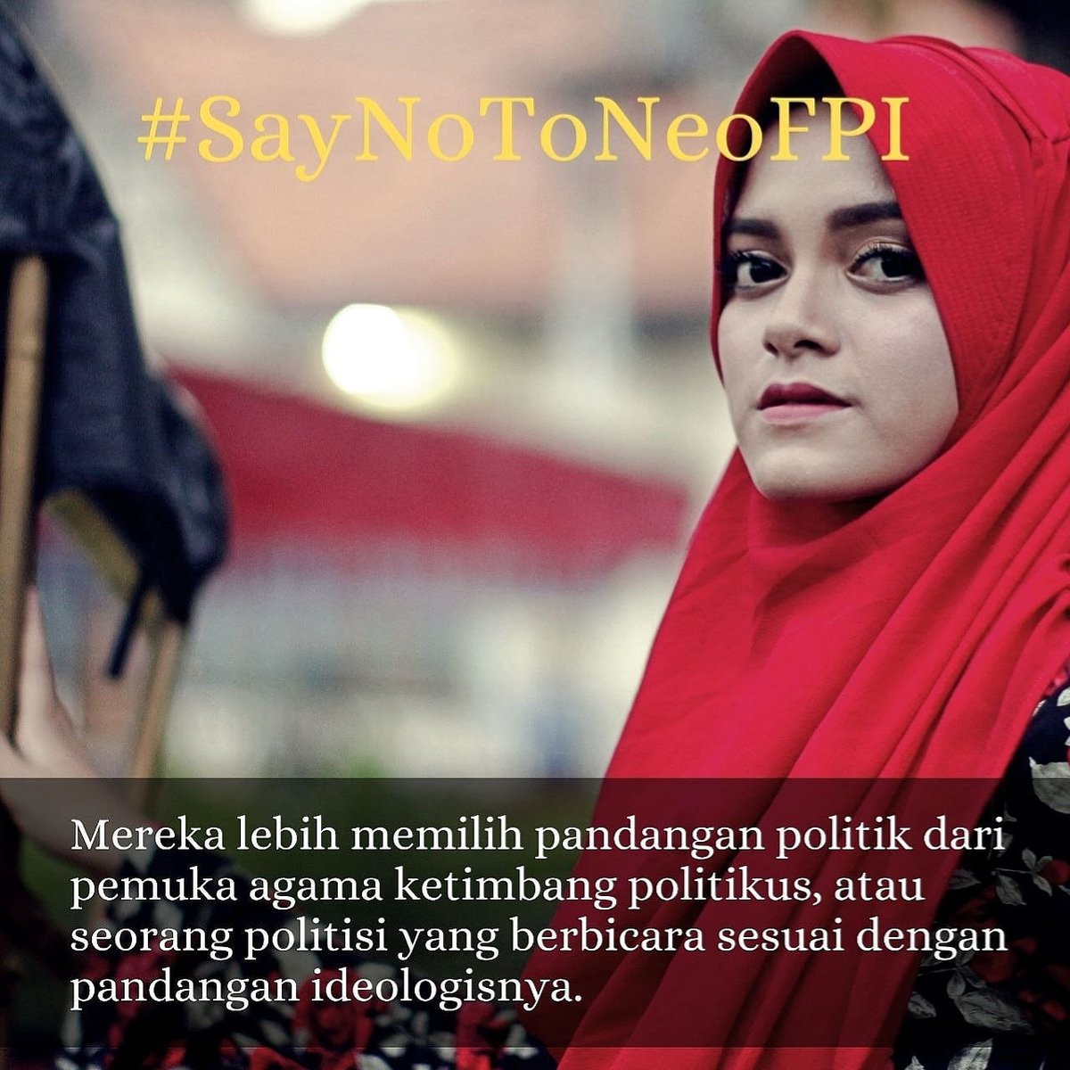 SandraLutfi3's tweet photo. Hal tersebUt yang semakin mendistOrsi nilai-nilai agama dan negara. #SayNoToNeoFPI #NKRITanpaFPI #takusahkhilafah https://t.co/6mCqljlvxN