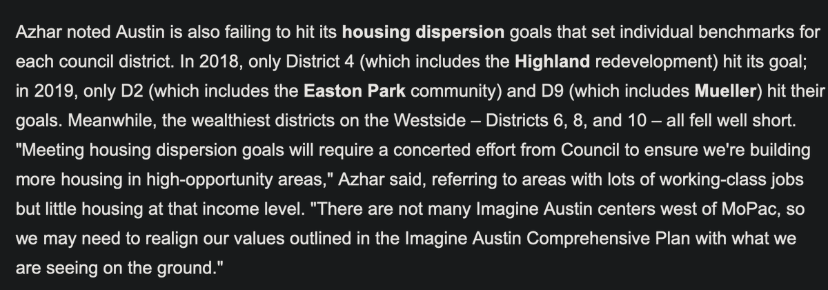 But the most frightening thing Azhar said was City Council may need to revisit the Imagine Austin comprehensive plan adopted in 2012 to identify more westside Imagine Austin centers.Please, Council, just revise the dang LDC so I don't have to cover that AND a comp plan revision