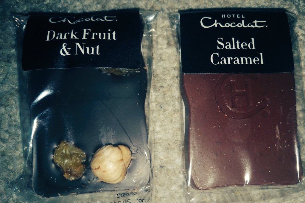 DrChrisJBarnett's tweet photo. These are @HotelChocolat nano slabs. Shall I make a video looking at the use of #nanotechnology/#Nanoscience in #chocolate? #explained #foodindustry #food #chocolatescience #whereisthenano #chemistry #STEM #outreach https://t.co/mxkKBRUEYx