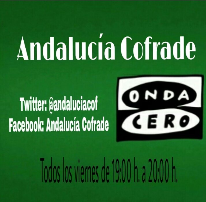 andaluciacof's tweet photo. Dar la bienvenida al cofrade cordobés Pachi Giraldo  @francisco_gir al equipo de colaboradores de @andaluciacof . Programa que se emite para toda Andalucía en @OndaCero_es y es dirigido por @EstebanRomeraTv https://t.co/sxoN8GLbMm